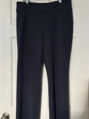 New York & Company - Classic Straight-Leg Knit Pants - Dark Charcoal